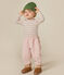 Katoenen body met lange mouw en rolkraagje voor baby's wit AVALANCHE/ MULTICO