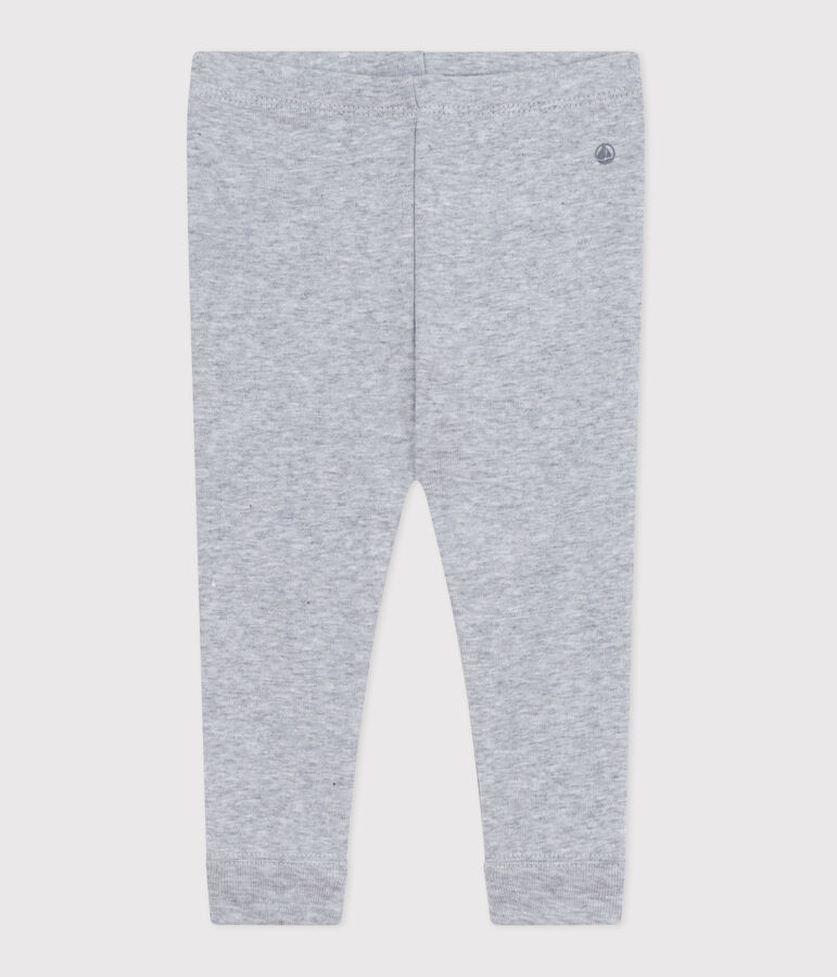 Legging b&eacute;b&eacute; en coton uni gris