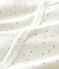 Dors-bien étoilé blanc bébé en velours de coton biologique blanc MARSHMALLOW/blanc MULTICO