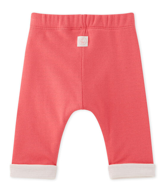 Pantalon bébé garçon réversible rose Gloss