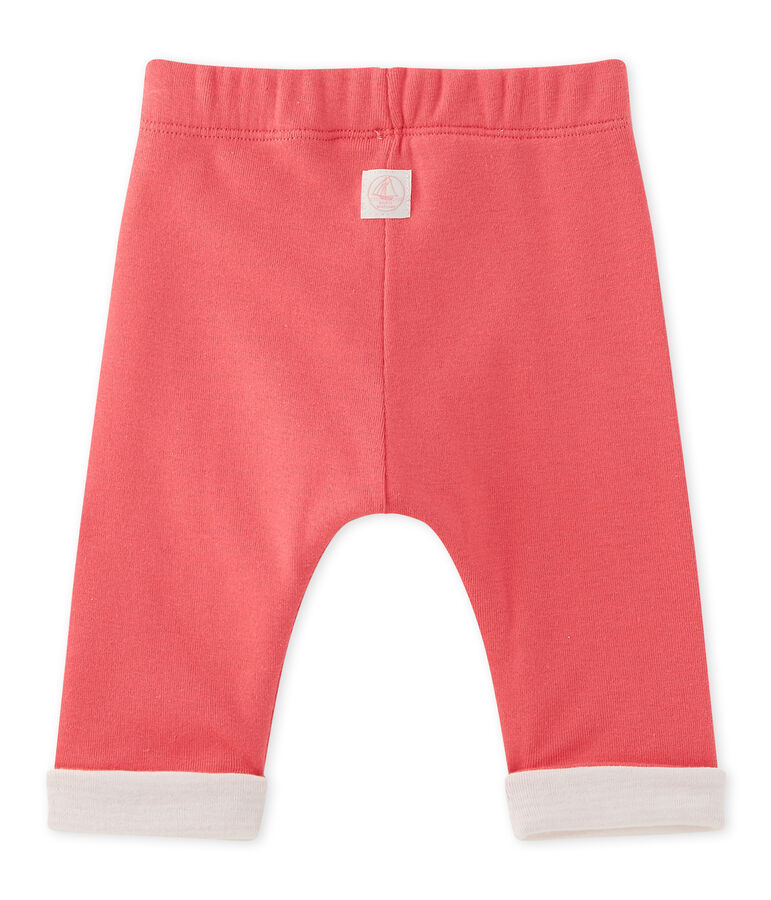 Omkeerbare broek voor babyjongens roze Gloss