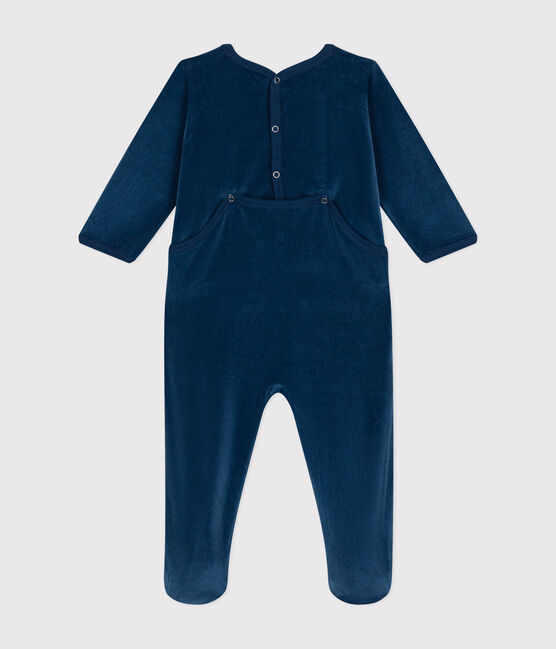 Dors bien en velours bébé blauw INCOGNITO