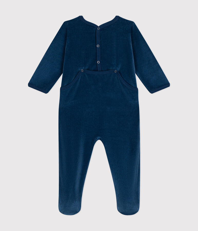 Dors bien en velours b&eacute;b&eacute; blauw