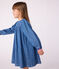 Kinderjurk met lange mouwen in denim blauw DENIM CLAIR