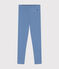 Legging van jersey en elastaan voor meisjes blauw BEACH