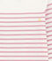 Tee-shirt fille manche longue blanc MARSHMALLOW/rose BABYLONE