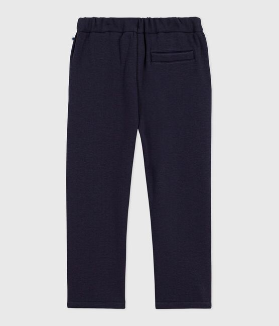 Pantalon enfant en molleton bleu SMOKING
