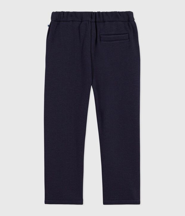 Pantalon enfant en molleton bleu marine