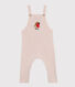 Salopette longue bébé garçon en tricot laine, nylon et alpaga.