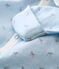 Combisac bébé garçon en tubique imprimé bleu FRAICHEUR/blanc MULTICO