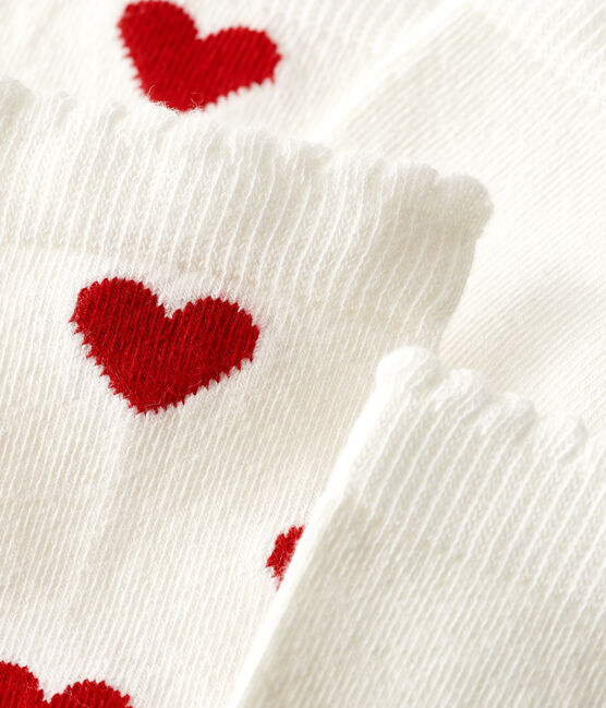 Lot de 2 paires de chaussettes enfant fille variante 1