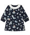 Robe manches longues bébé fille imprimée bleu SMOKING/blanc MULTICO