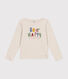 T-shirt met lange mouwen van ribstof voor meisjes