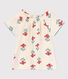 Blouse met bloemen in licht katoen voor meisjes