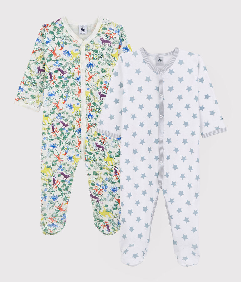 Set van 2 katoenen pyjama's multicouleur