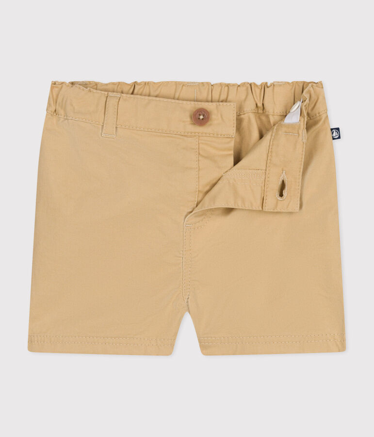 Babyshort in lichte keperstof beige
