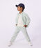 Pantalon enfant en coton lin bleu SPRAY