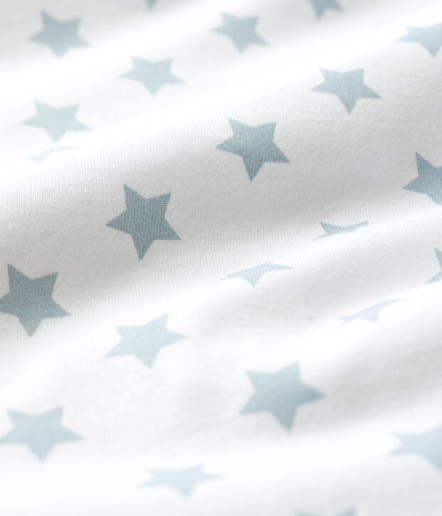 Gigoteuse &agrave; &eacute;toiles b&eacute;b&eacute; en coton blanc/gris