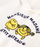 Katoenen totebag met Monsieur Madame-motief wit MARSHMALLOW