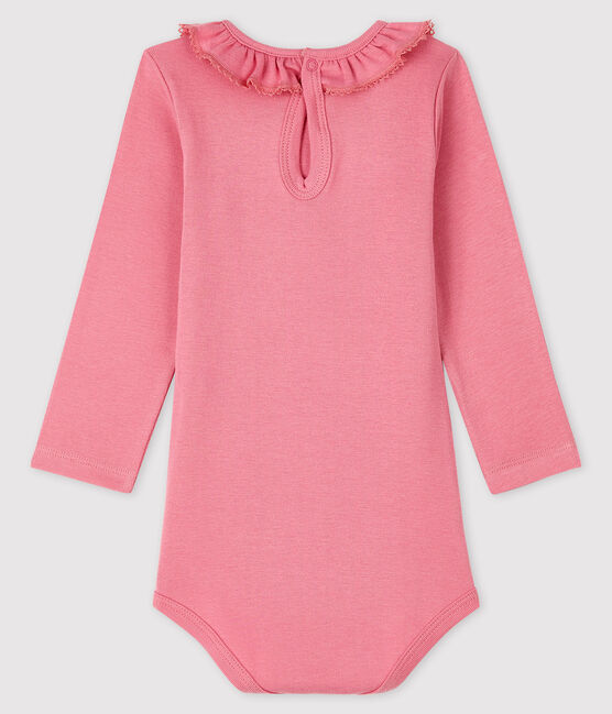 Body manches longues bébé fille rose CHEEK