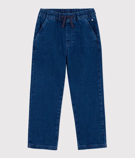Kinderbroek van denim blauw BRUT MOYEN