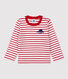 Gestreept katoenen T-shirt baby