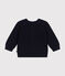 Cardigan en tricot de coton bébé bleu SMOKING