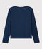 Cardigan en coton/lin uni Femme bleu MEDIEVAL