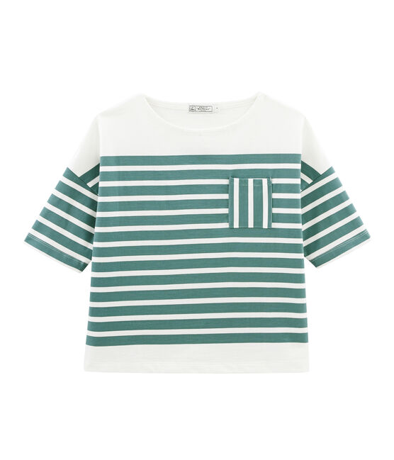 Dames marinetrui blauw BRUT/wit MARSHMALLOW
