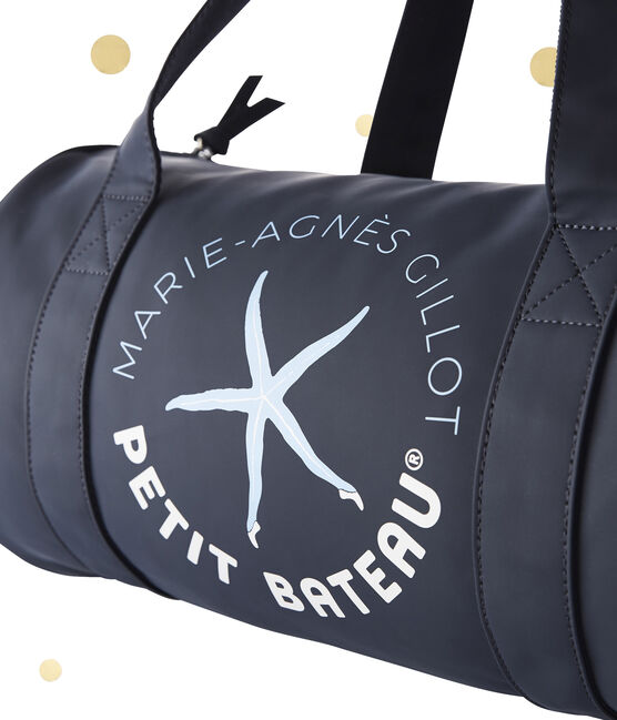Sac polochon. Petit bateau x Marie-Agnès Gillot bleu SMOKING