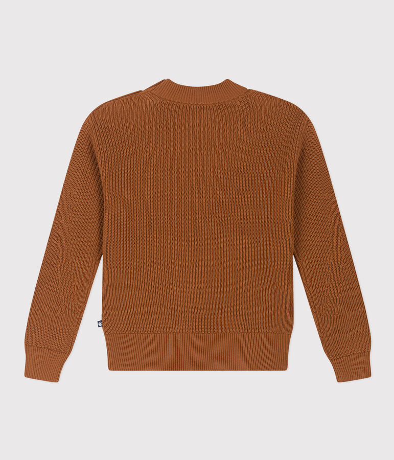 Katoenen trui in Engelse ribstof voor dames ALEZAN