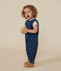 Mouwloze babyjumpsuit van denim
