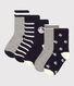 Lot de 5 paires de chaussettes garçon