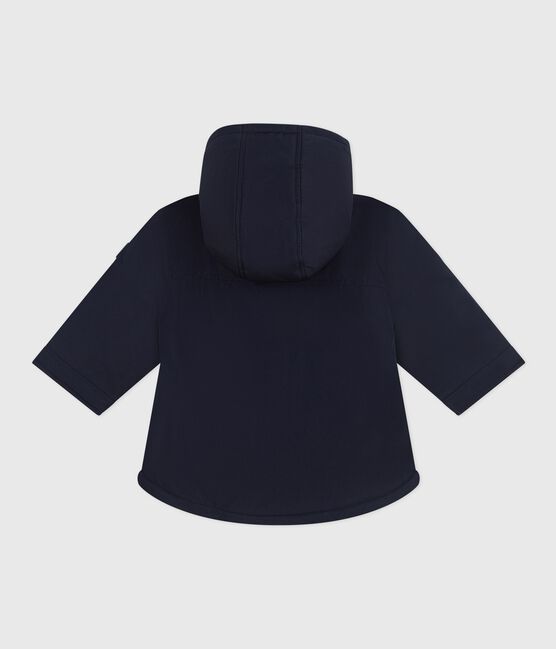 Parka bébé mi-longue unie bleu SMOKING