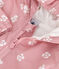 Baby windjack met bloemenprint roze CHARME/wit MARSHMALLOW