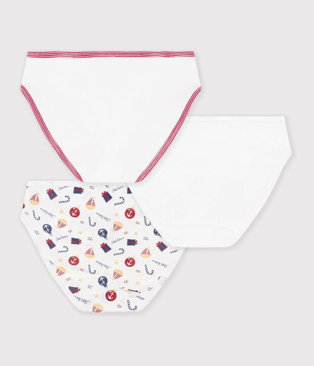 Lot de 3 culottes  en coton multicouleur