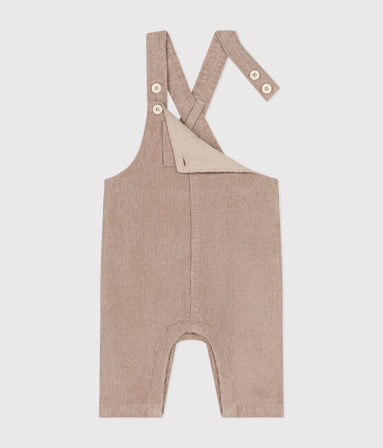 Fluwelen tuinbroek voor baby's HUITRE