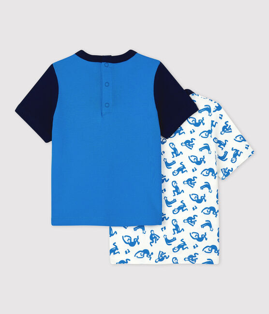 Set met 2 T-shirts met korte mouwen voor baby's variante 1