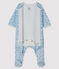Bodypyjama voor babys van tubic blauw FRAICHEUR/wit MULTICO
