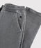 Pantalon denim responsable regular enfant garçon gris GRIS
