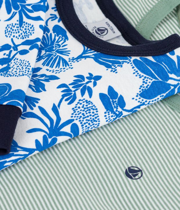 Setje met katoenen kinderpyjama's met print multicouleur