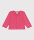 Cardigan bébé en coton uni