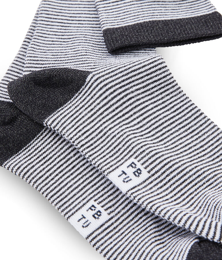 Chaussettes hautes femme bleu SMOKING/blanc MARSHMALLOW