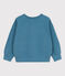 Sweatshirt in molton voor meisjes/jongens blauw LAVIS