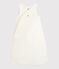 Gigoteuse bébé en velours de coton biologique blanc MARSHMALLOW