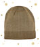 goudkleurige damesmuts bruin BRINDILLE/geel DORE