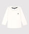 Tee-shirt en coton bébé blanc MARSHMALLOW