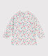 T-shirt anti UV bébé, imprimé fleuri