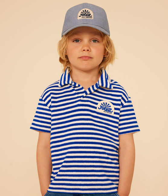 Hemelsblauw pet voor kinderen DENIM TRES CLAIR