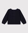 Cardigan voor meisjes in katoen blauw SMOKING